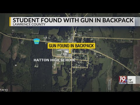 Reported Stolen, Unloaded Gun Found in Student’s Backpack at Hatton High School | April 25, 2024 | N