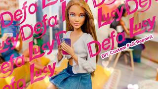 Barbie Makeover Tutorial: How To Make A Defa Lucy Inspired Fashion Doll : Learn To Repaint