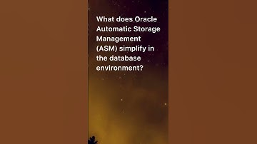 Oracle ASM simplifies:StorageAvailabilityPerformance #OracleASM #database #simplification