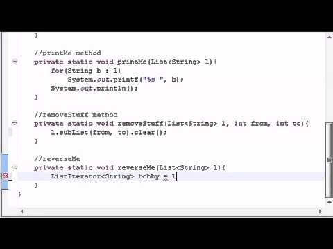 Intermediate Java Tutorial   7   LinkedList Program   YouTube