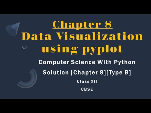 Solutions Ch-8(Type B)Datavisualization using pyplot[Comp.Sc. Python by Sumita Arora][Class 12]CBSE