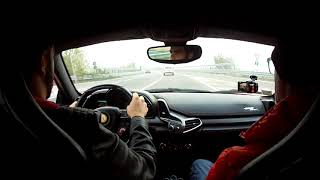 Test drive di gianmarco rizzi (un amico) con ferrari 458 italia per le
strade maranello. primo molti una supercar! ;)