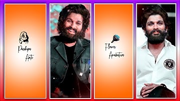 New Style Trending Pushpa interval BGM Video Editing in Alight Motion Video Editing Attitude Status