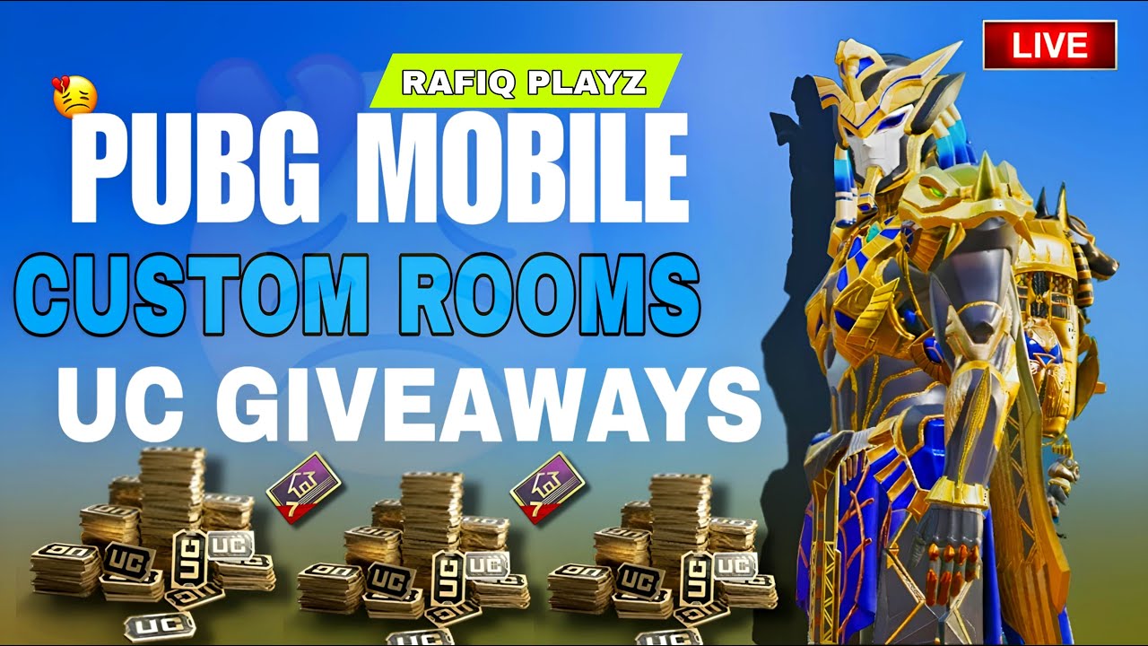 Ch Rafiq Rp RAFIQ PLAYZ Is Live 10 RP GIVEAWAY CUSTOM ROOM UC ROOM CHAT GIVEAWAY ...