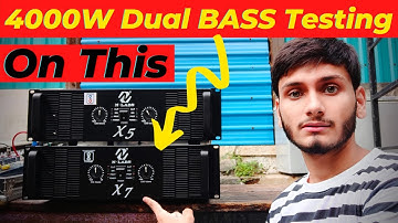 N-Labs X5 & X7 Amplifiers / 4000W 𝗕𝗮𝘀𝘀 + 1800W 𝗧𝗼𝗽 𝗧𝗲𝘀𝘁𝗶𝗻𝗴 / DJ Guruji
