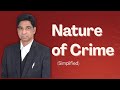 Nature of Crime Explained | Meaning, Characteristics & Legal Concepts (LLB / Judiciary /UGC NET Law)