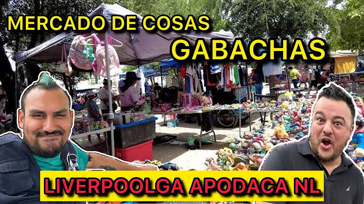 Un mercado con Cosas GABACHAS y mucha comida en Nuevo Leon