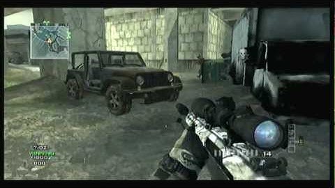 MW3 My First Ever  CCP QuickScoping Gameplay