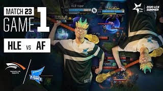 HLE vs AF | Match23 Game1 H\/L | 2020 LCK Summer