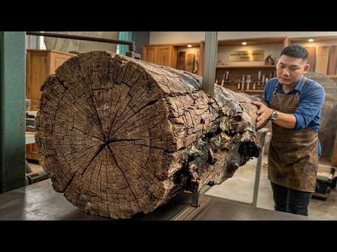 Even Pros Were Shocked! Crafting a High-End Masterpiece Dining Table