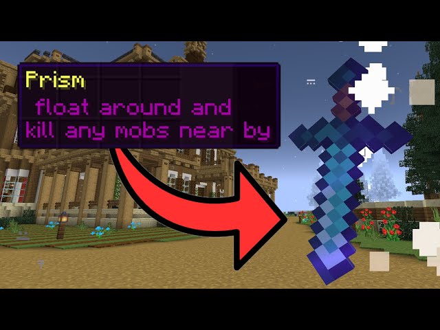 Minecraft Custom Sword Datapack】Magic Living Sword 4.0-Moonblade 