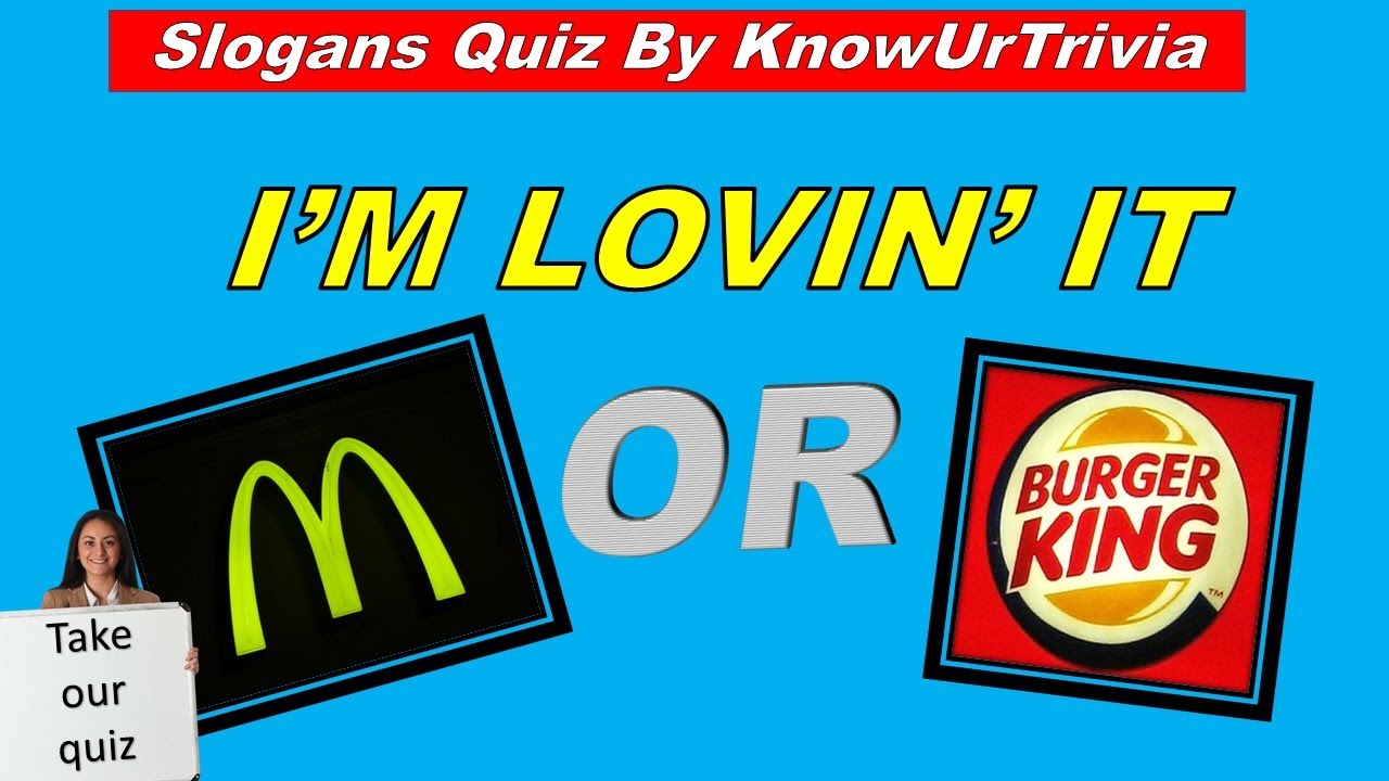 Guess The Brand From The Slogan Random Quiz With Answers Youtube