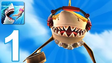 Hungry Shark World - Gameplay Walkthrough Part 1 - XS: Blacktip Reef (iOS, Android)
