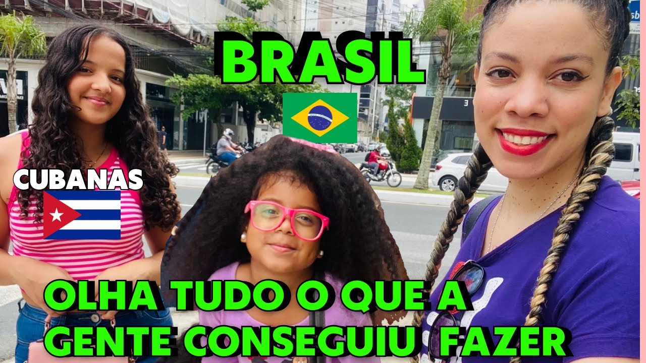CUBANAS no BRASIL 🇧🇷 não querem mais voltar morar em CUBA 🇨🇺 