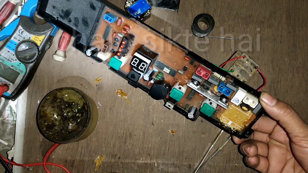 HAIER TOP Load Washing machine Power OFF /Death pcb repair how to pcb repair