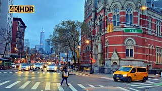 New York 2022 - Manhattan Sunday Walking Tour 4k - Exploring Soho NYC