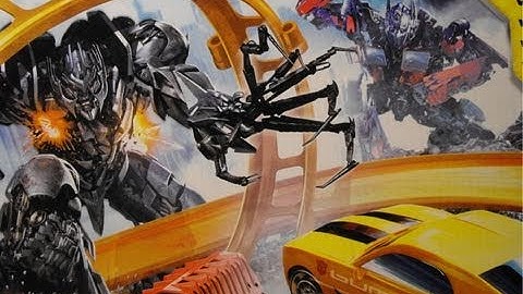 TransFormers: Speed Stars "Hunt for the Decepticons" BUMBLEBEE Car Track Play Set Review!