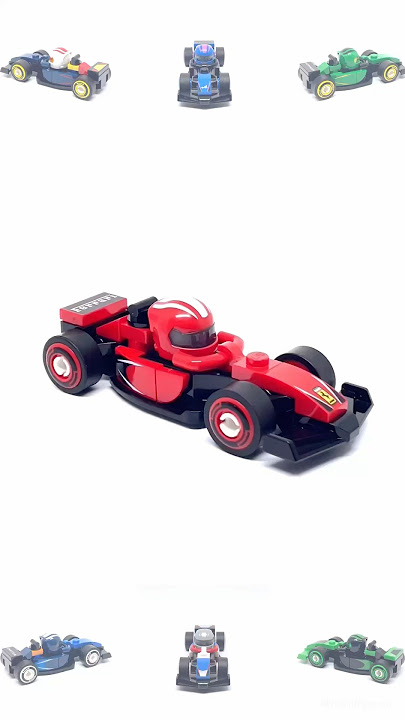 Ferrari, LEGO F1 Collectible Race Cars (#71049) 3/12 #minifigscan #LEGO #f1 #cmf #red #speed