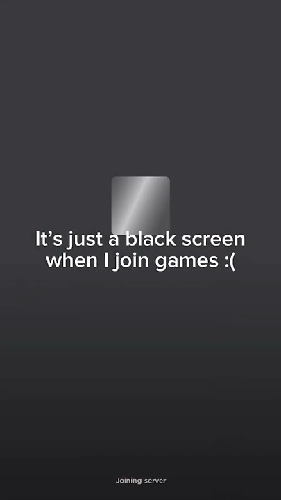 please help :( #roblox #blackscreen #shorts #help