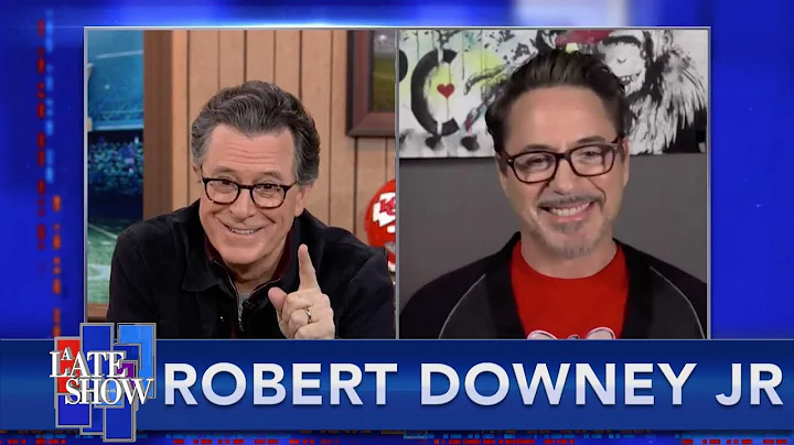 "I'm Going To Davos As Colbert" - Robert Downey Jr...