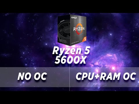 Ryzen 5 5600X NO OC vs CPU + RAM OC