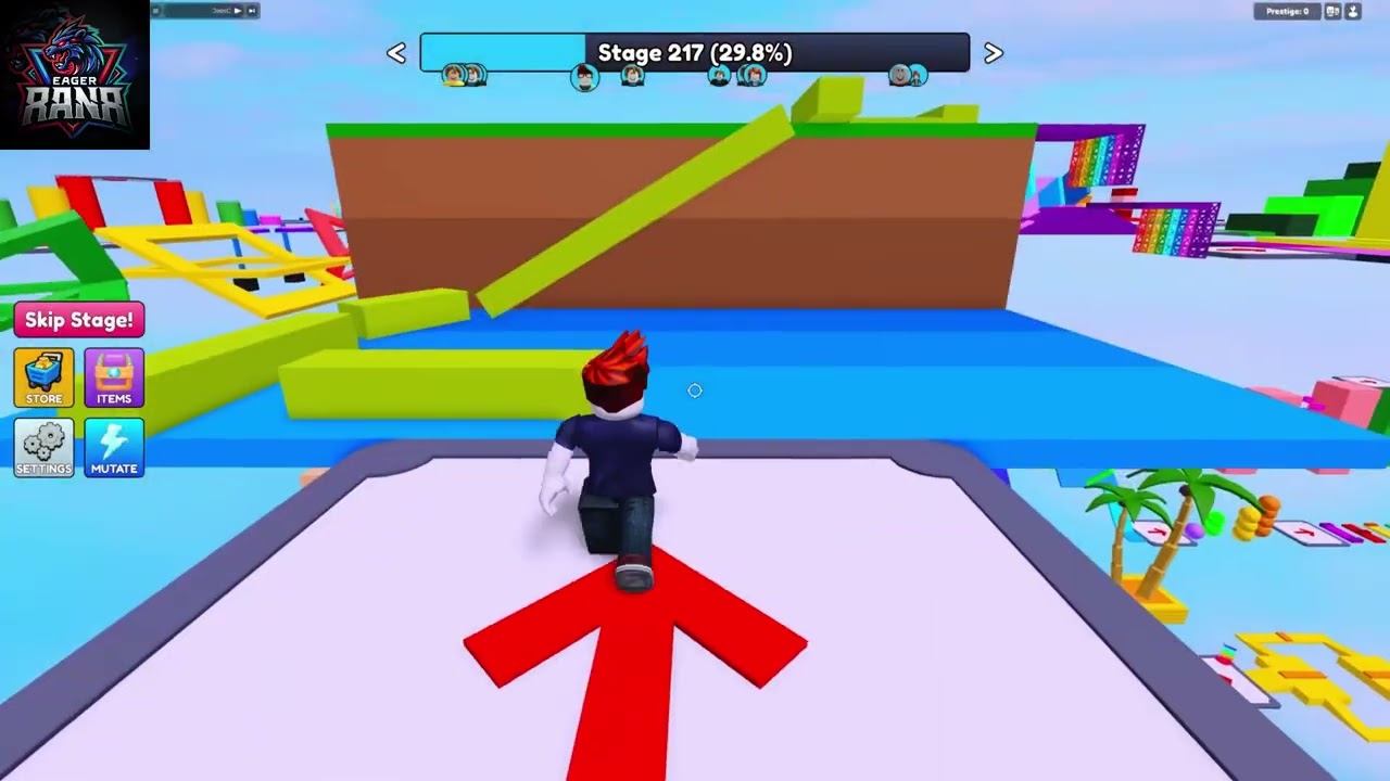 Roblox Extreme Obby 🔥 300 Stages Parkour – Part 2 | Epic Fails & Fun 😱😂 | Eager Rana