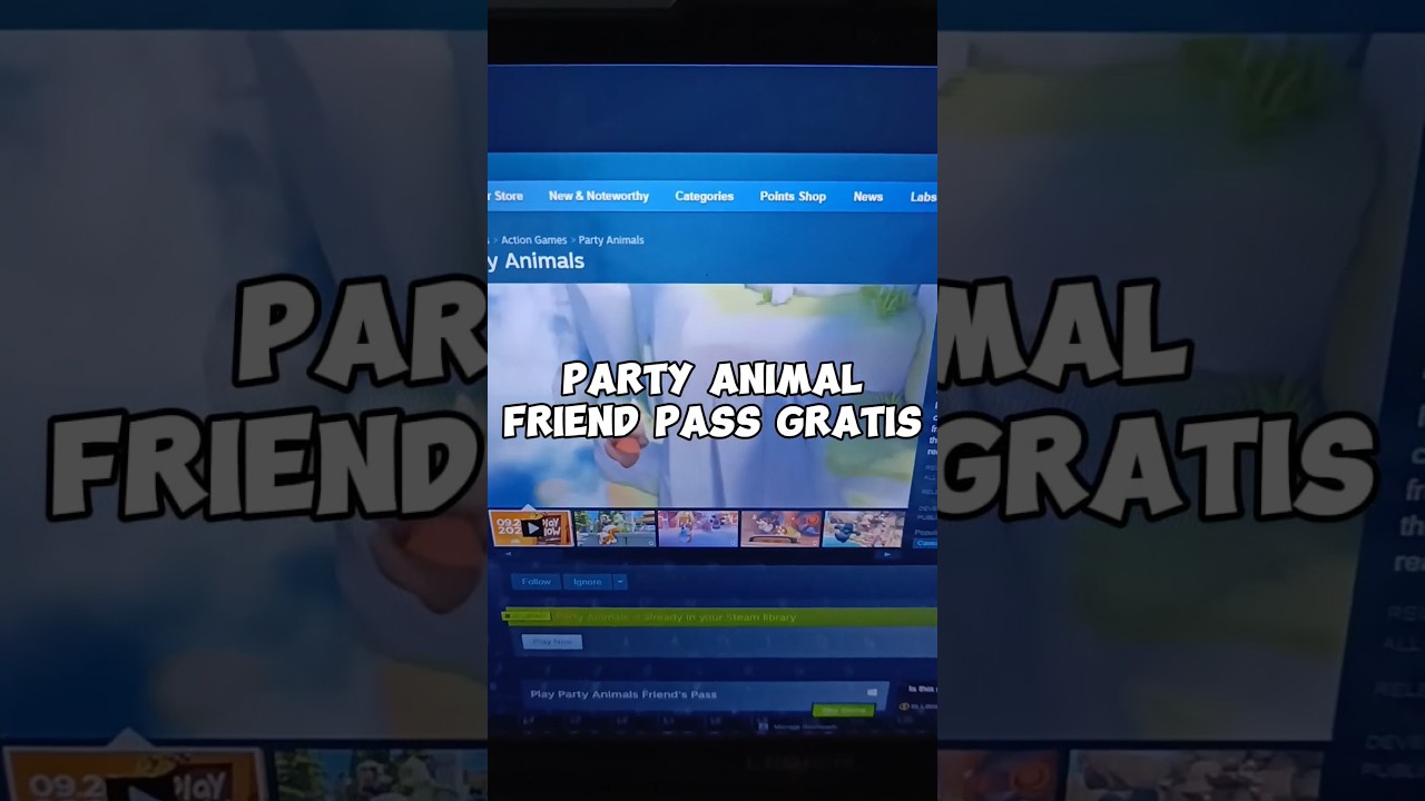 INFO GAME GRATIS - Party Animals Friend Pass Gratis di Steam 