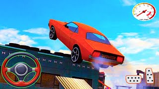 City Roof Top Stunts - City Car Driving - Android GamePlay screenshot 4