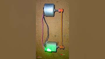 Awesome power generator project • DC Motor Generator | #tech #dcmotor #freeenergy #youtubeshorts