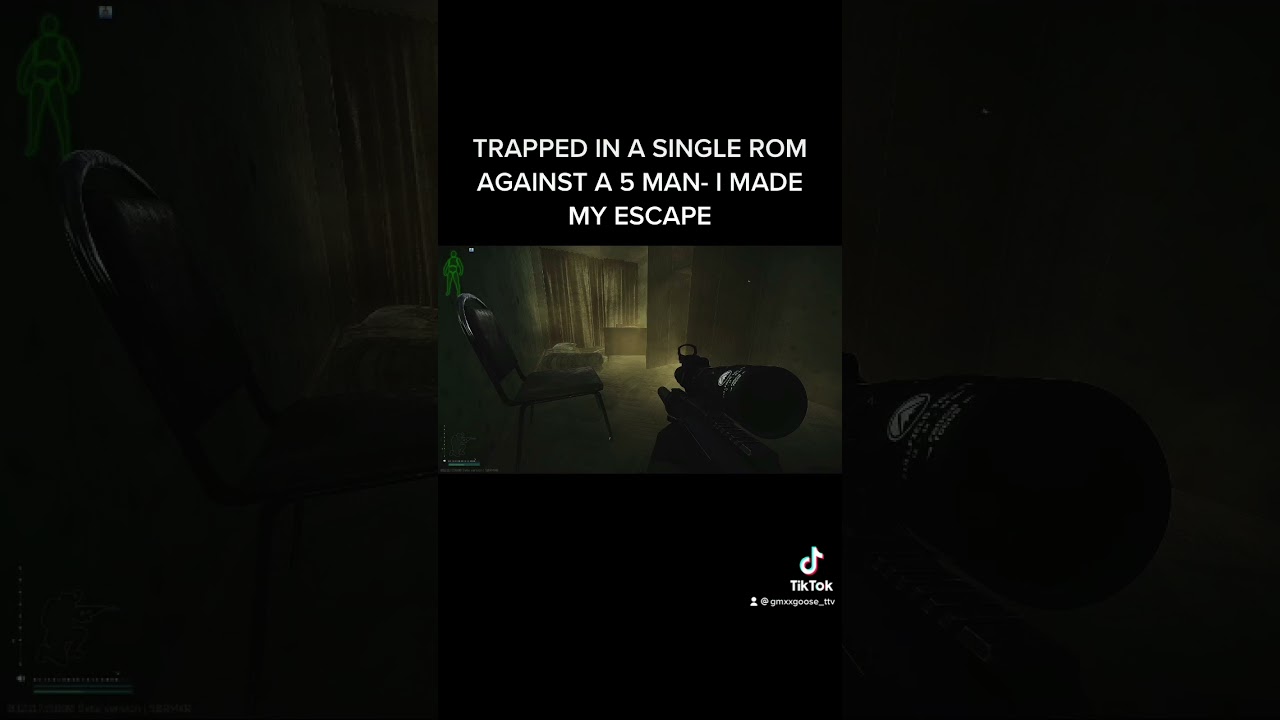 TRAPPED IN A ROOM VS A 5 MAN- I made my escape