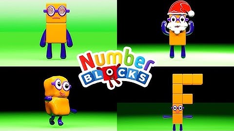 NEW! NUMBERBLOCKS Quadparison Part 12 | 3D Blender Lab