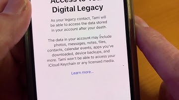 What the Tech?  Apple legacy contacts