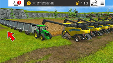 Making Longest Row & Mega Wheat Storage Challenge In Fs 16 | Farming Simulator 16 Gameplay|Timelapse