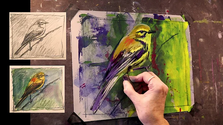 Prairie Warbler in Pastel with Marla Baggetta