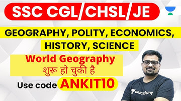 SSC CHSL/JE/STENO | Complete GK Course | Use Referral Code “ANKIT10” & Get 10% Off