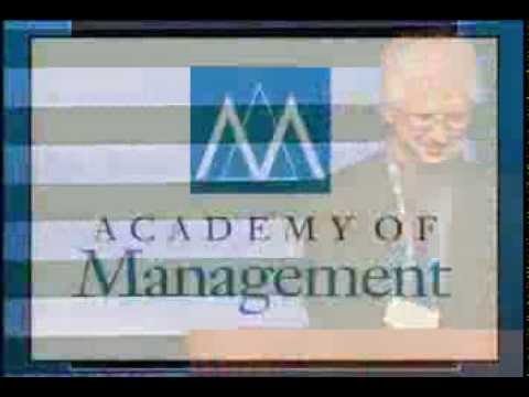 Portions of the General Session at the Academy of Management Annual Meeting