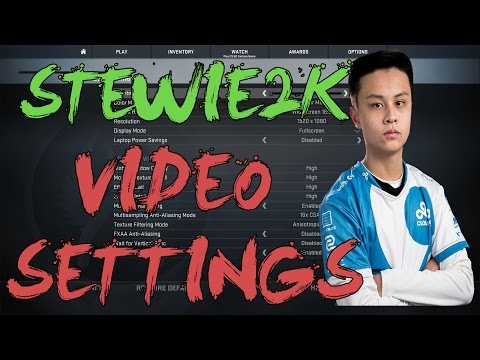 Csgo Cloud9 Stewie2k Video Settings 2016 Youtube