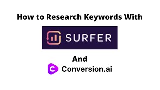 Jasper.ai How to Research Keywords with SurferSEO To Create Content with Jasper.ai
