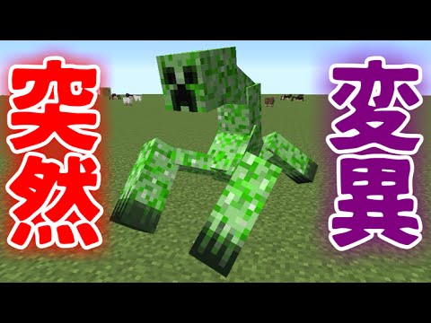 Mod紹介 突然変異 恐怖のミュータントクリーパー マインクラフト Youtube