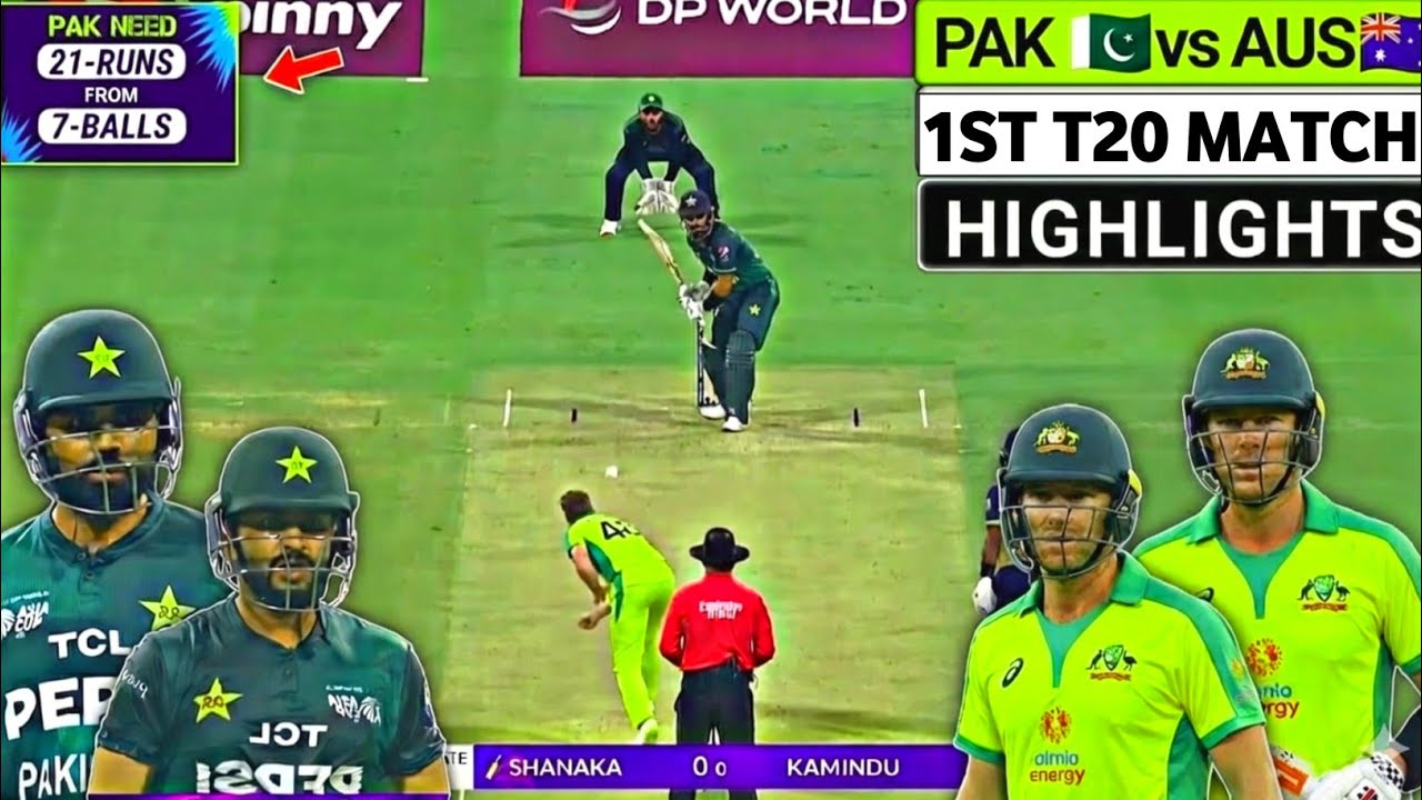 Pakistan vs Australia 1st T20 match today highlights 2026 | pak vs aus 1st t20 match