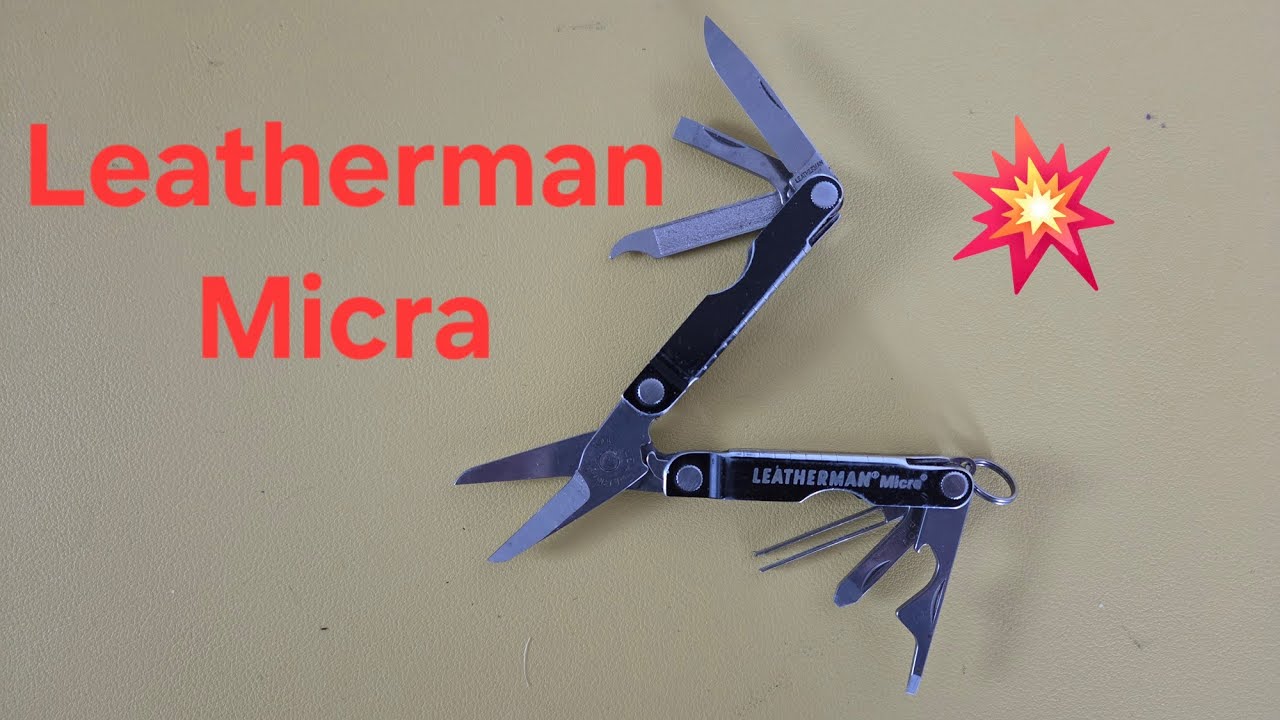 Leatherman Micra EDC Schlüsselbund Tool. 