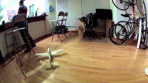 Guillows Kit 401 RC conversion  ME109 taxiing