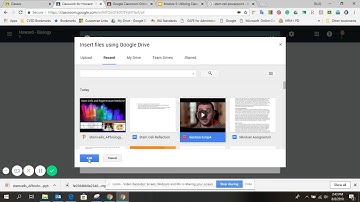 Fall 2018 Google Classroom: Using Classwork