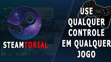Como fazer os jogos da Steam reconhecerem o controle?