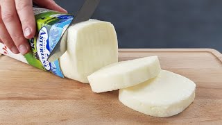 Don't buy cheese! 1 kg of cheese from 1 liter of milk in just 10 minutes