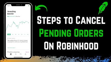 How To Cancel Pending Order On Robinhood !