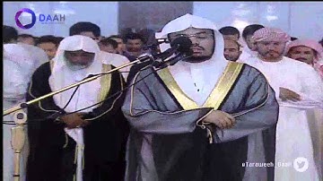 صلاة التراويح للشيخ ياسر الدوسري سورة القيامة (خاشعة)جامع الراشدية دبي ليلة 19 رمضان 1435هـ