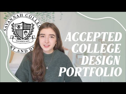 ? My ACCEPTED Design Portfolio for College (SCAD) | Tips on Submitting Your Best Portfolio