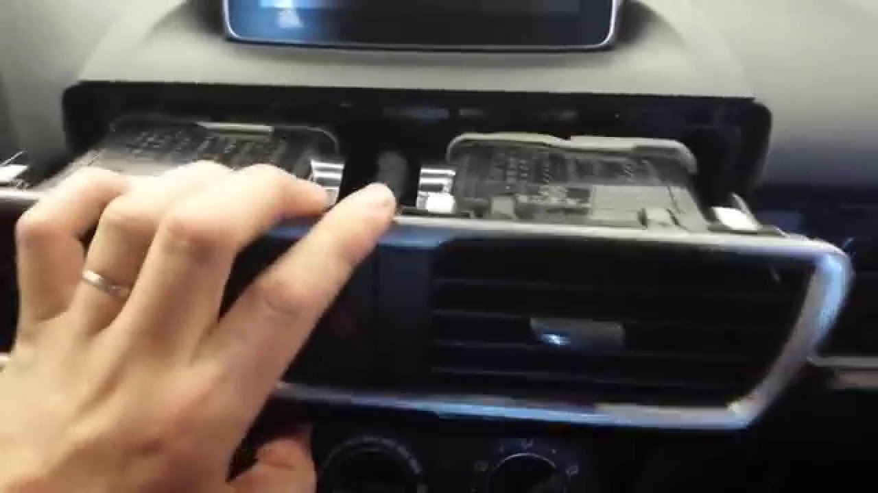 2015 Mazda 3 Hatchback Navigation Stereo Removal