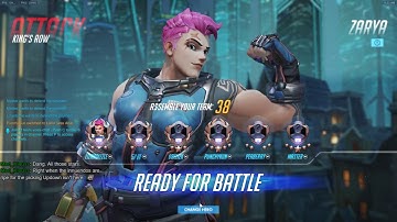 Overwatch: Zenyatta tries to defend the Omnics, But Zarya shows up. Kings Row Competitive